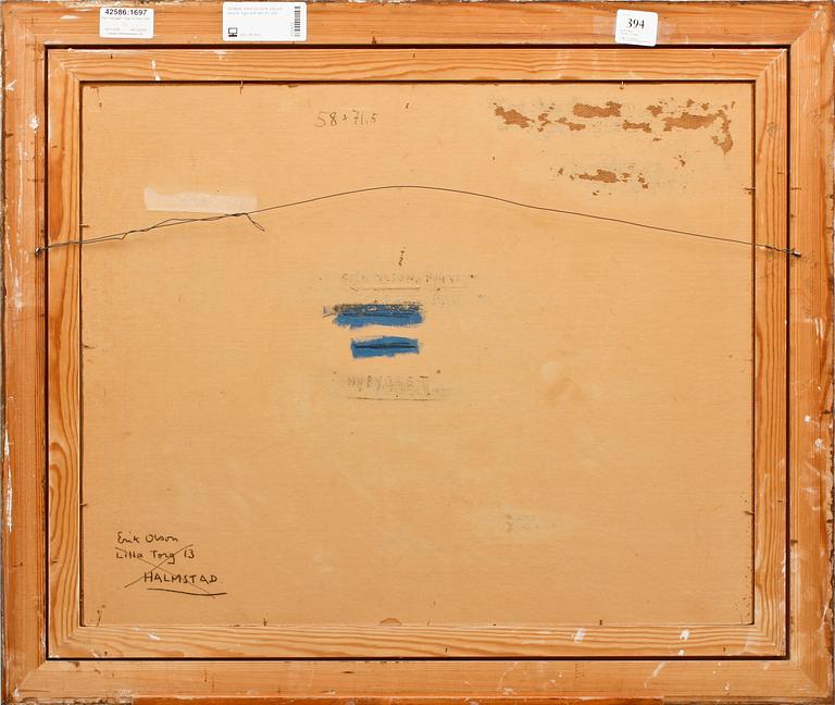 ERIK OLSON, olja på pannå, sign och dat 47.