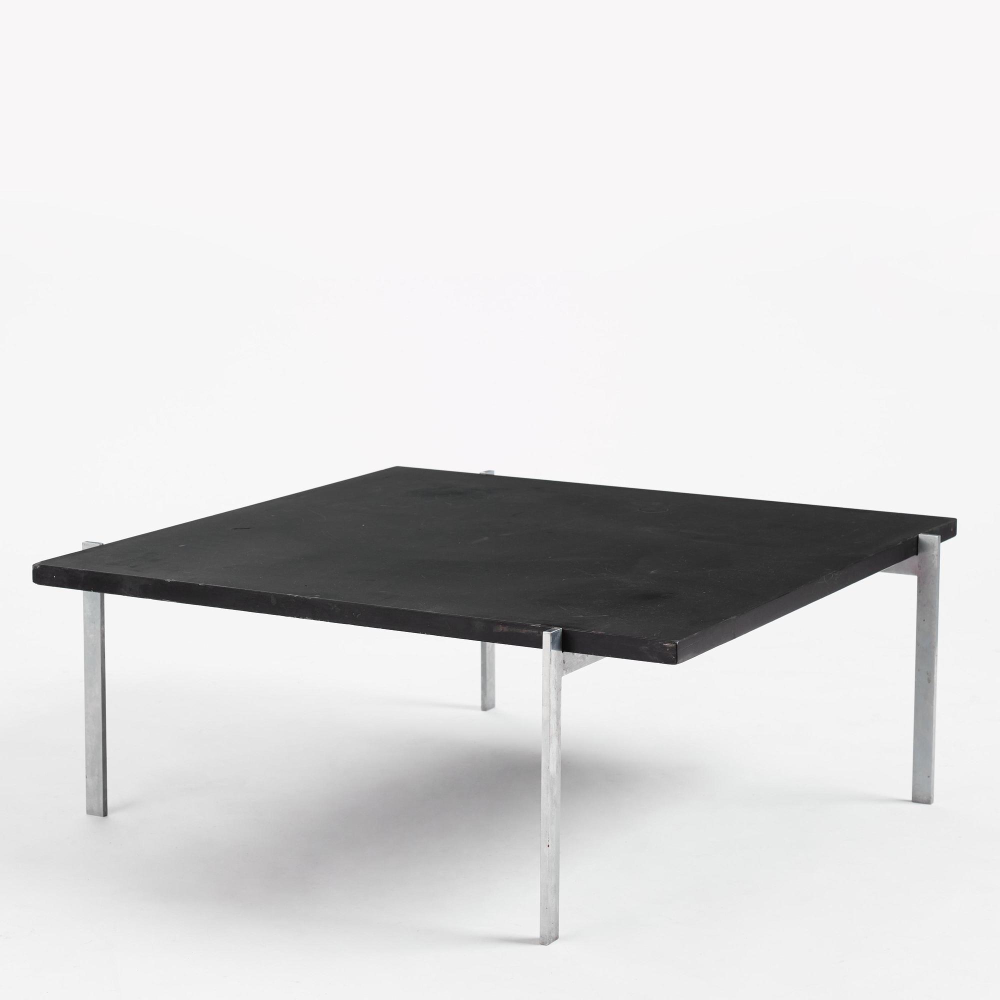 Poul Kjaerholm, a "PK61" coffee table, E. Kold Christensen, Denmark, 1960s.