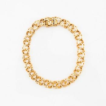 Bismarck link bracelet, 18K gold.