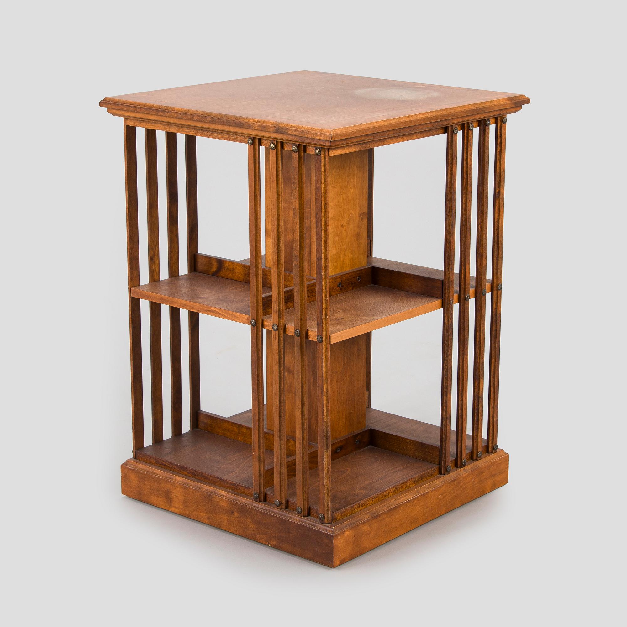 A revolving bookcase, Boknäs, Finland, around year 2000.