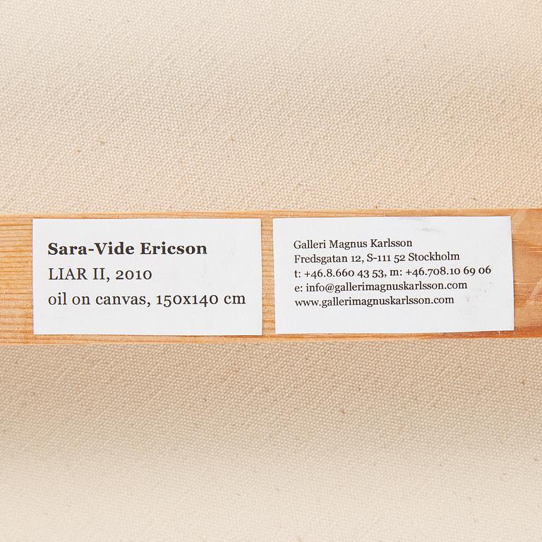 SARA-VIDE ERICSON, oil on canvas, signed and dated 2010 on verso.