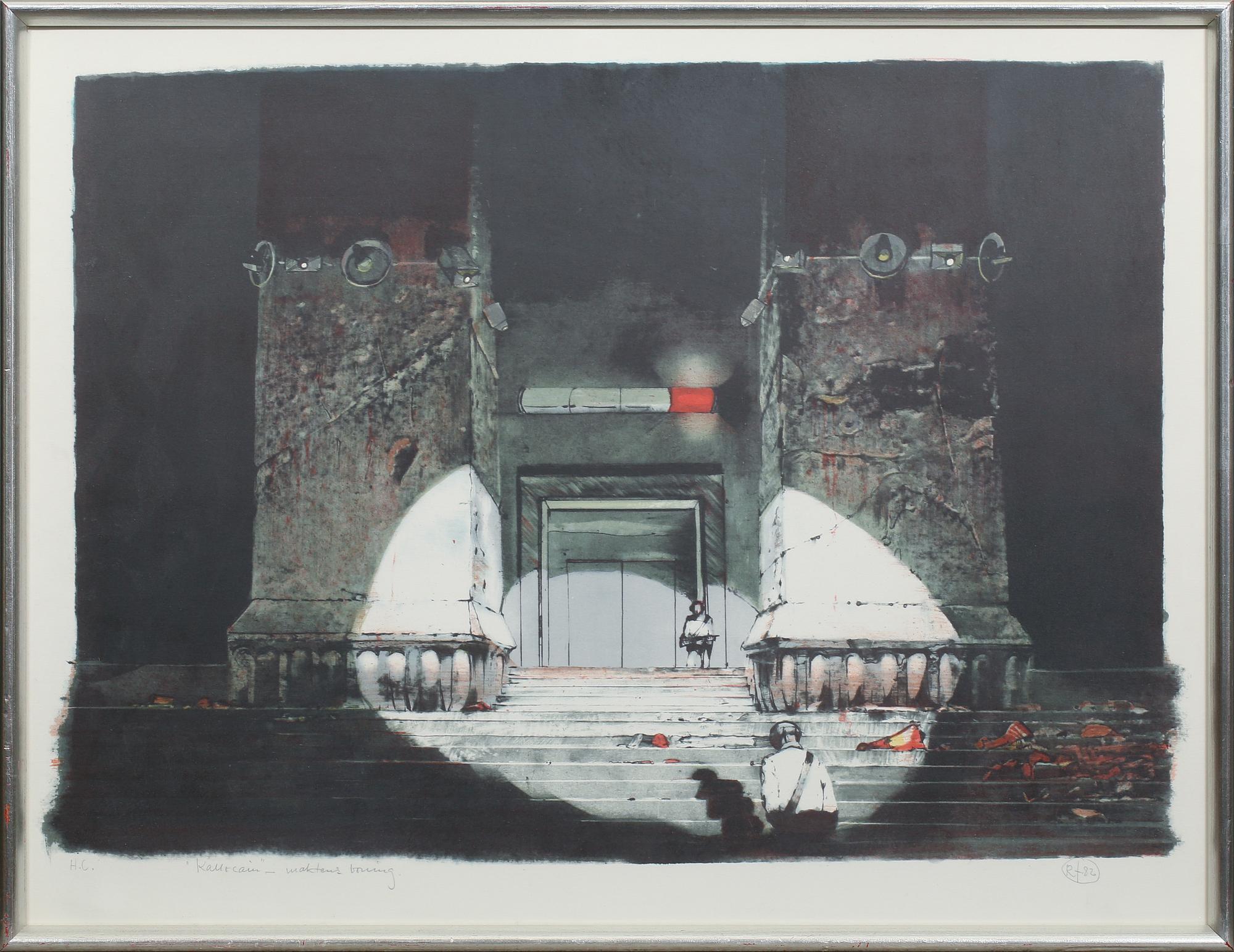 ROJ FRIBERG, litografi, signerad, daterad -82 och numrerad HC.