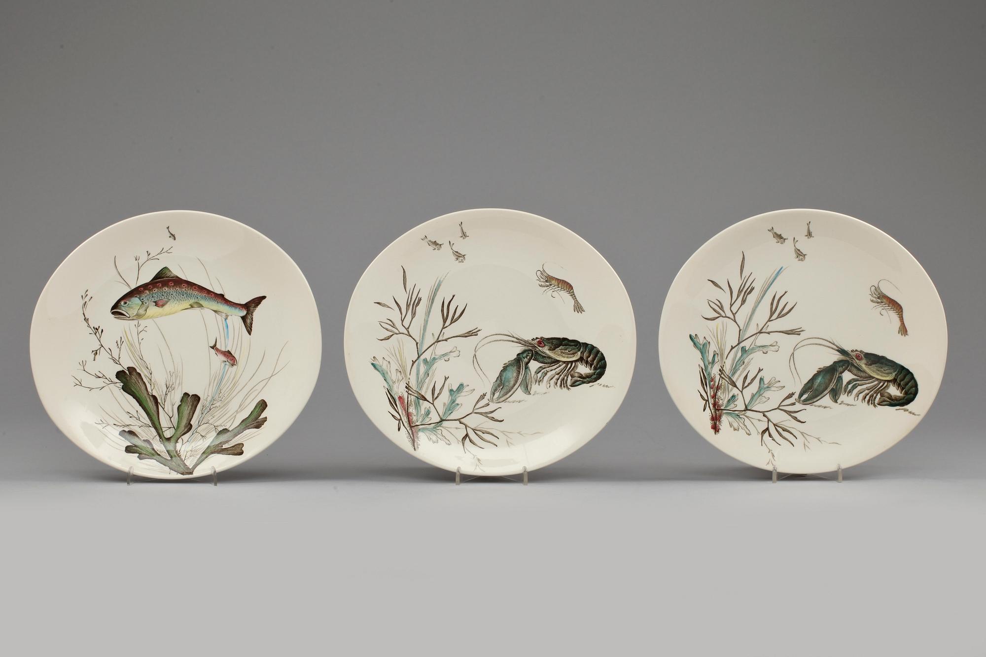 TALLRIKAR, 8 st, flintgods, Johnson Bros, England, 1900-tal.