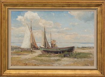 GUSTAV RYDBERG, signed painting.