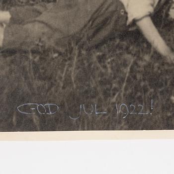 HENRY B. GOODWIN, photography, signed Goodwin and dated Utö 1922.