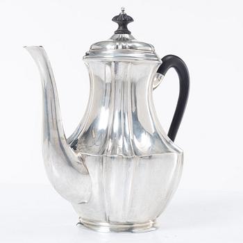 Coffee pot, silver, 1919.