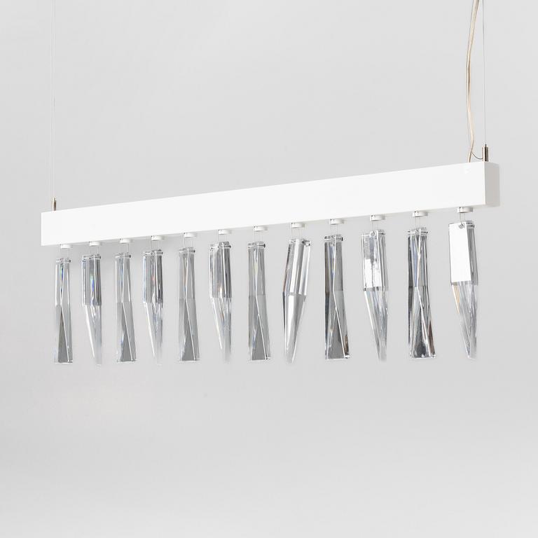 Lena Bergström, a 'Prismi' ceiling lamp, Orrefors & Zero, 2007.