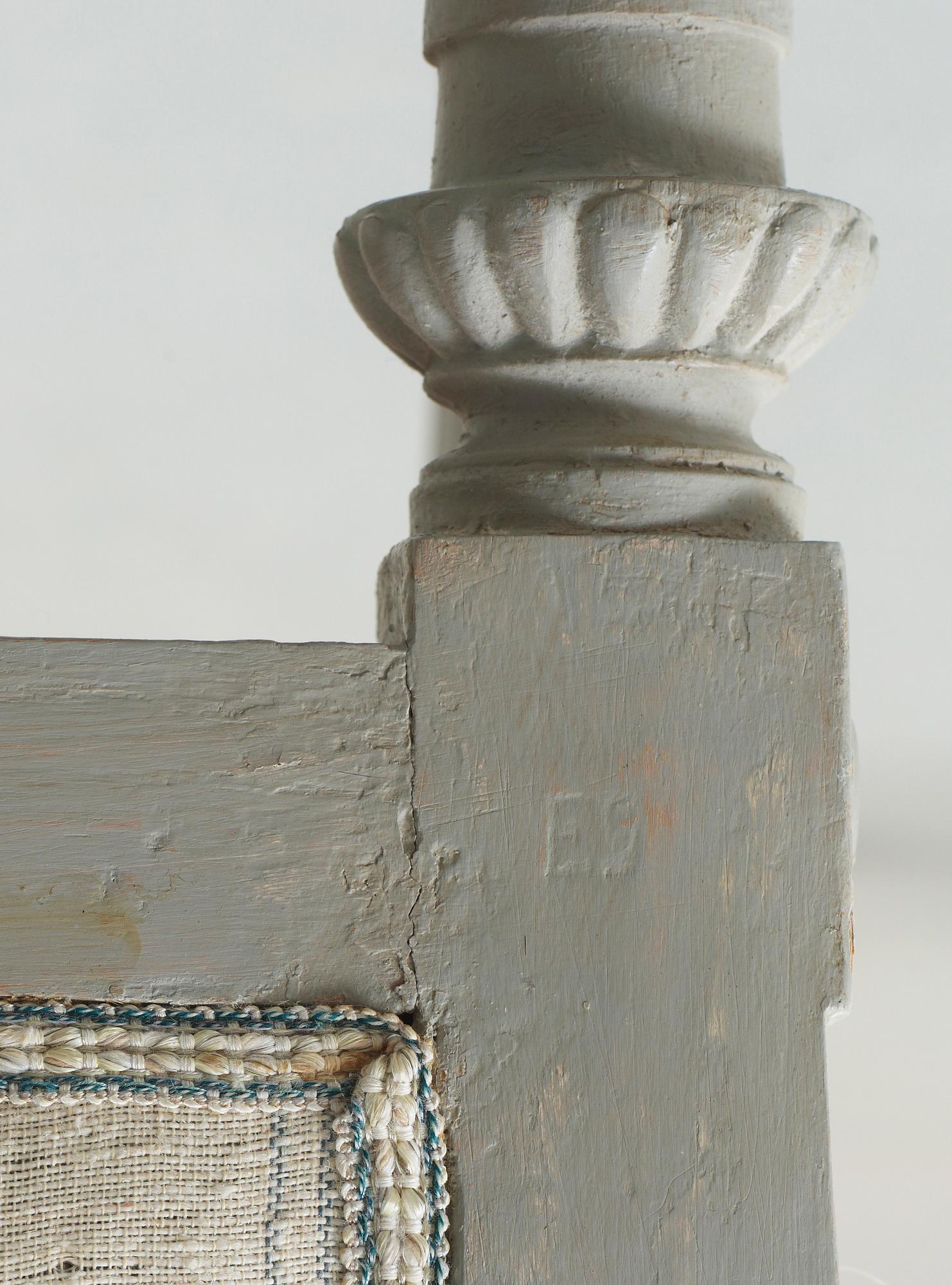 STOLAR, sex stycken, av Ephraim Ståhl (mästare i Stockholm 1794-1820). Sengustavianska.