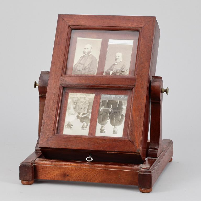 FOTOALBUM, roterande, 1800/1900-tal.