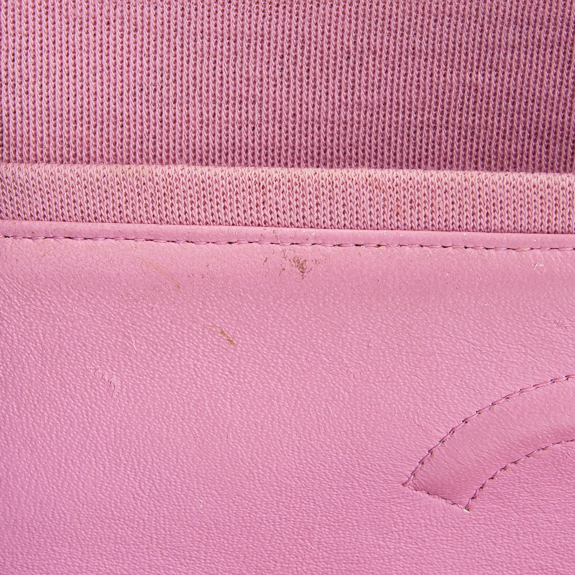 Chanel, "Pink Jersey Double Flap Bag", väska, 1997-1999.