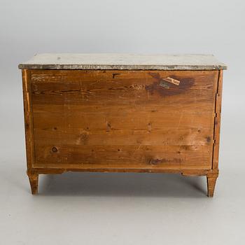 A SWEDISH GUSTAVIAN CHEST OF DRAWERS,  18th century, Stockholm quality work.