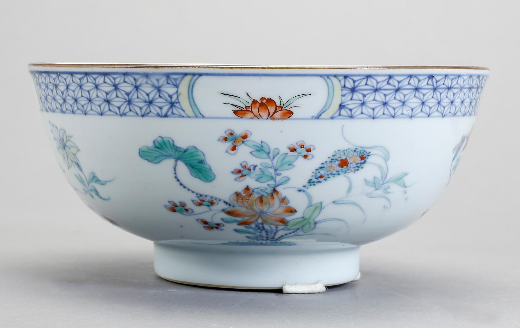 SKÅL, porslin, Qingdynastin.