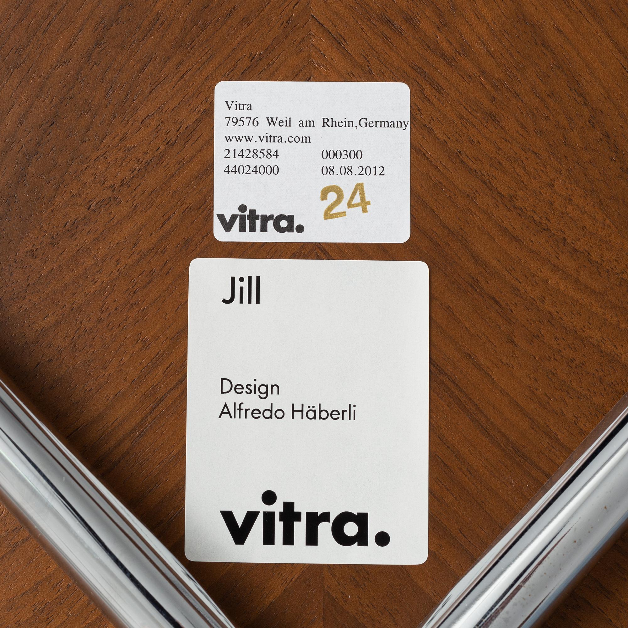 ALFREDO HÄBERLI, four 'Jill' chairs, Vitra, 2012.