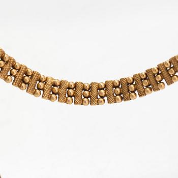 Halsband, 18K guld.