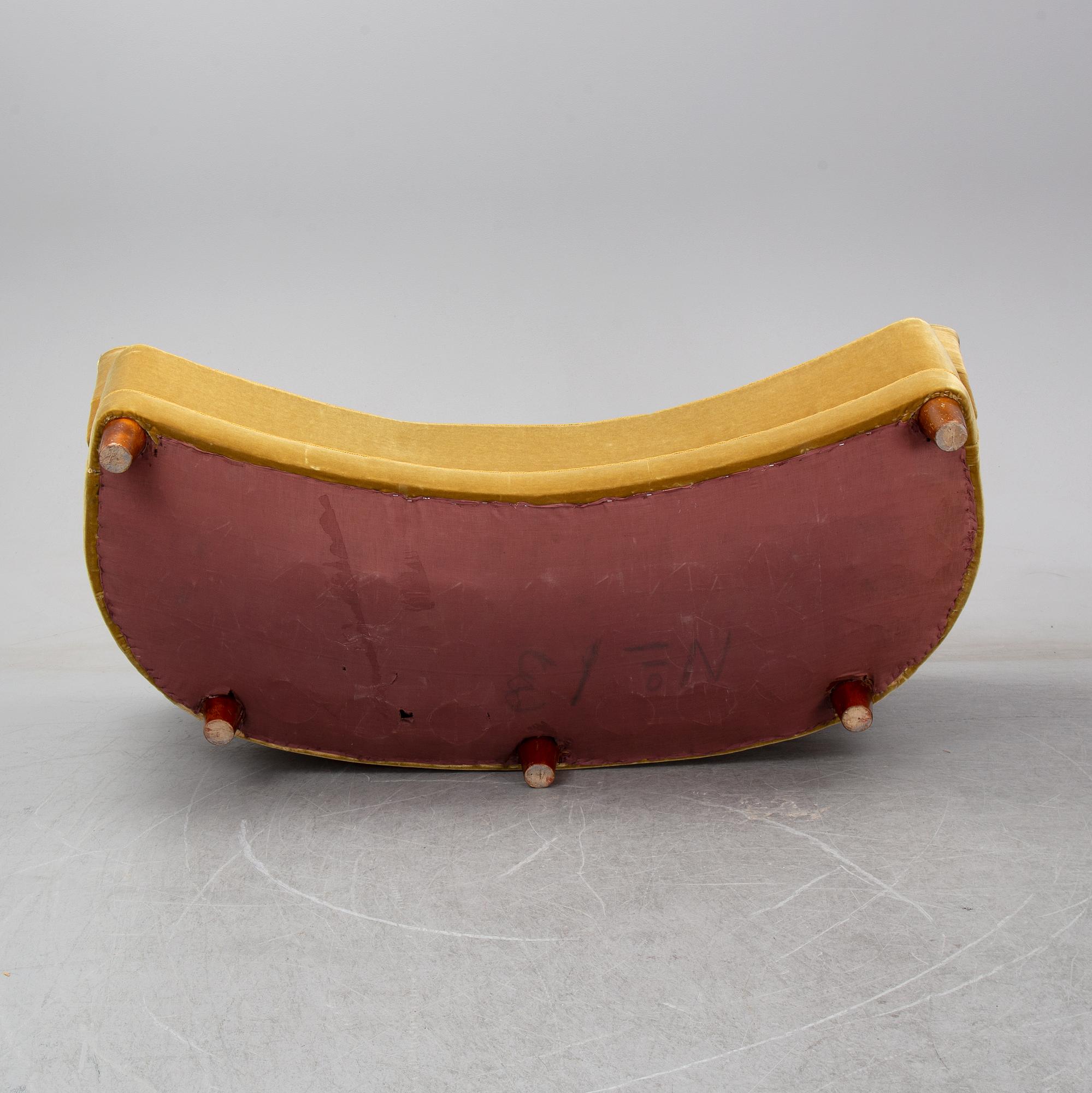 Sofa, Swedish modern, 1930s-40s.