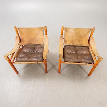 Arne Norell, armchairs, a pair, "Sirocco", Norell Möbler, designed in 1964.