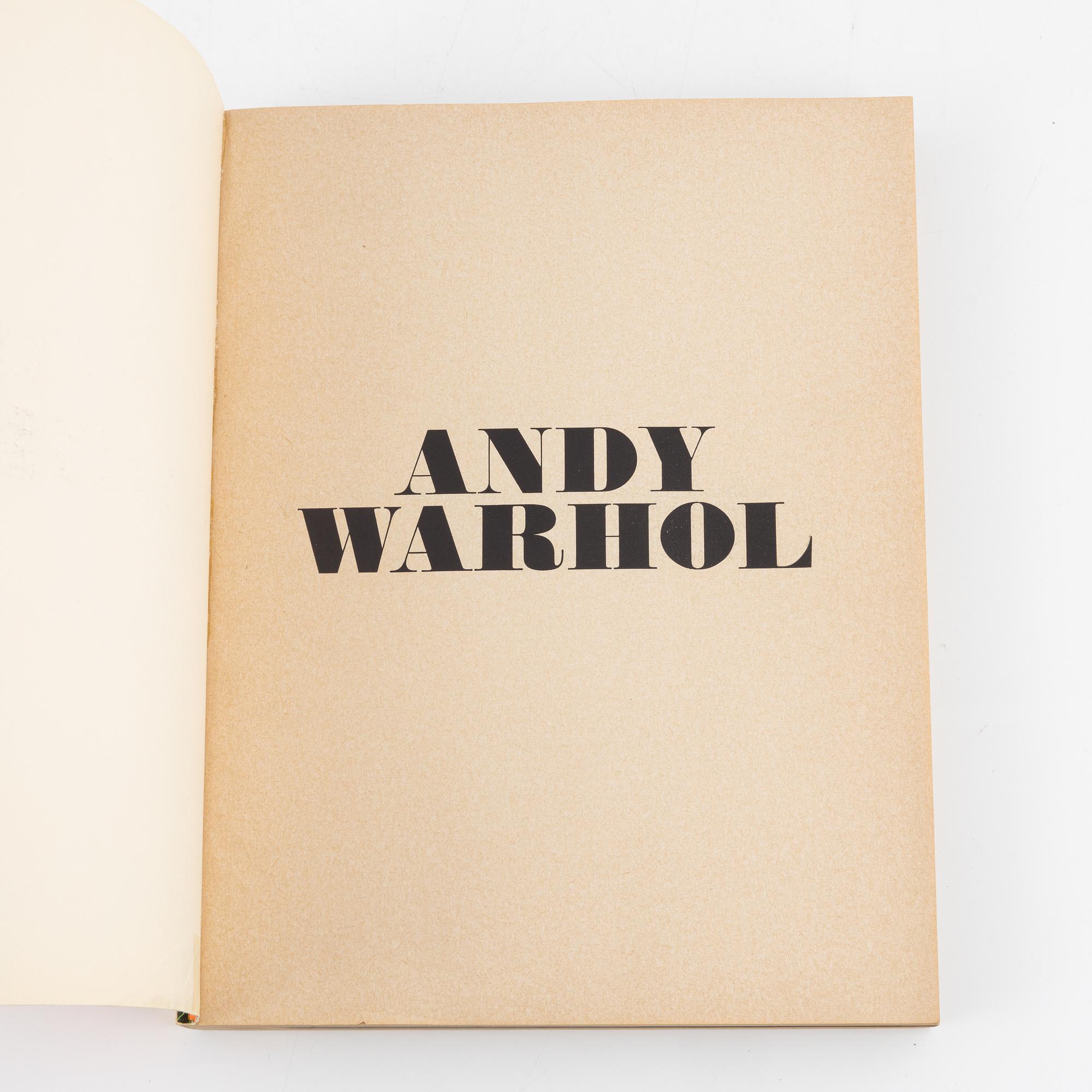 Exhibition catalogue, Andy Warhol, Moderna Museet, Stockholm 1968. With