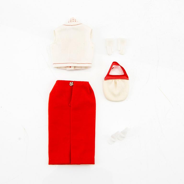 Barbie clothes 8 set. vintage Including "Satin 'n Rose" Mattel 1964, "Black Magic" Mattel 1964-65.