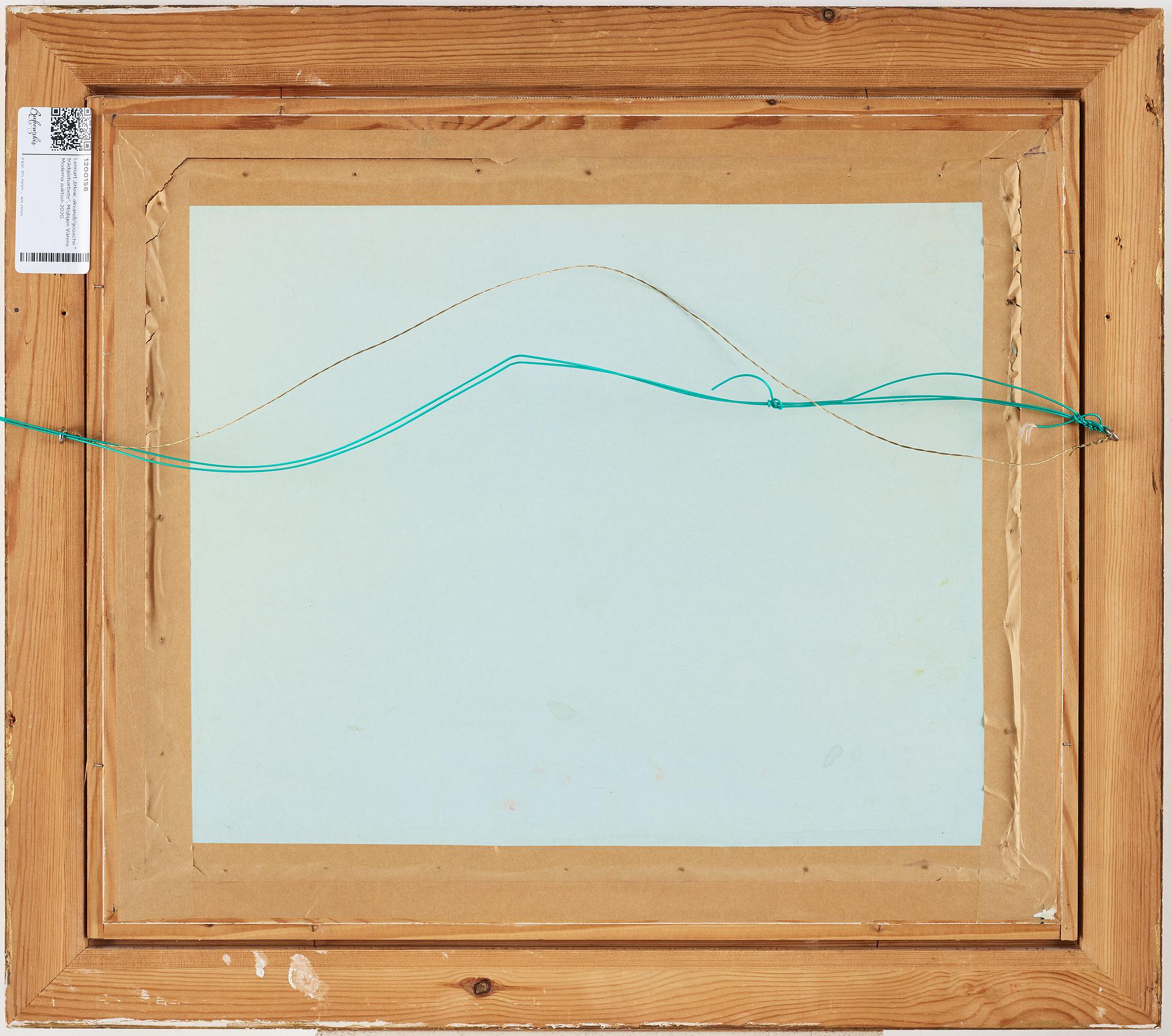 LENNART JIRLOW, gouache, signed L. Jirlow.