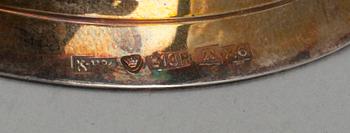 BORDSPINGLA, silver, Åbo 1951. Vikt 53 g.