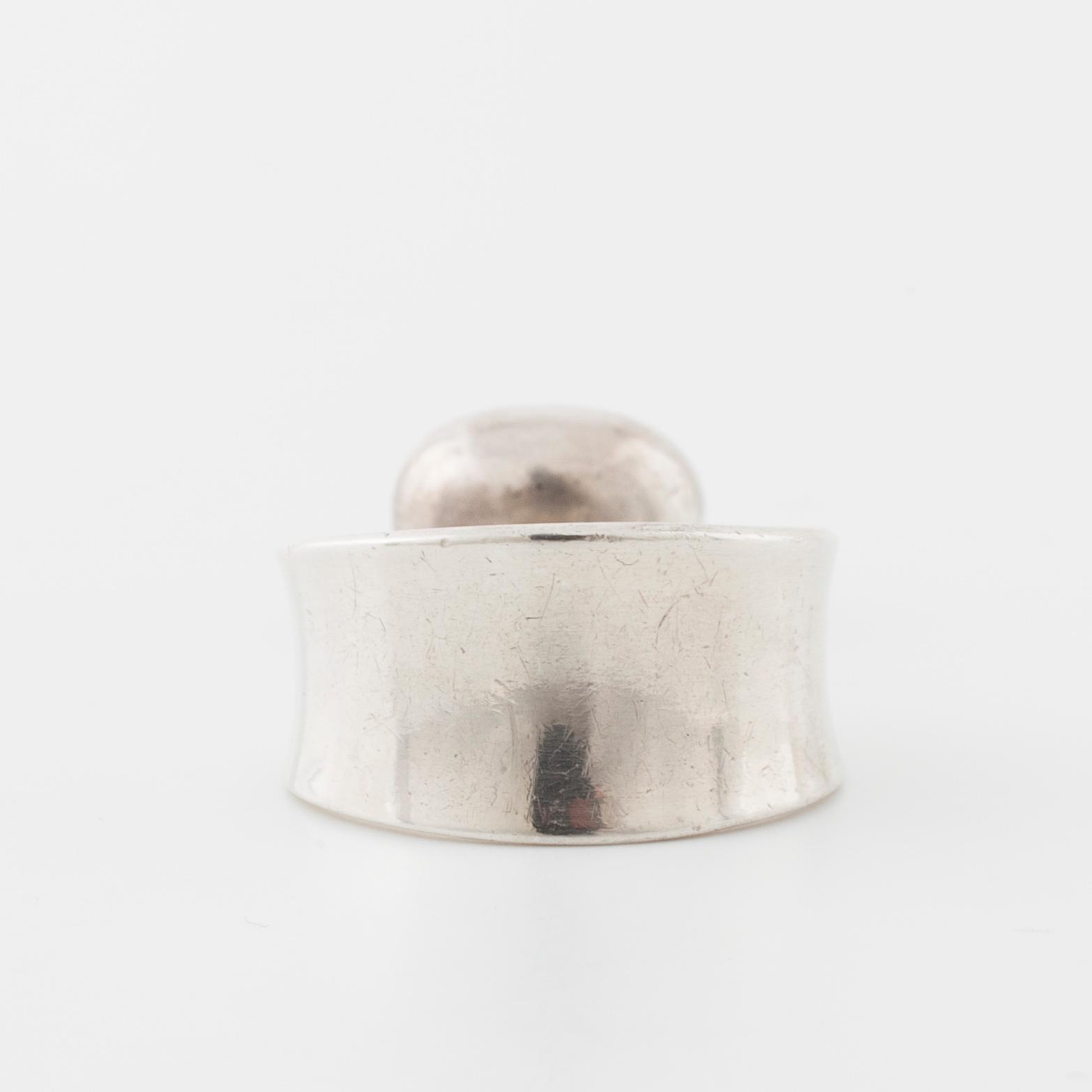 VIVIANNA TORUN BÜLOW-HÜBE, ring, för Georg Jensen, Danmark, efter 1945.