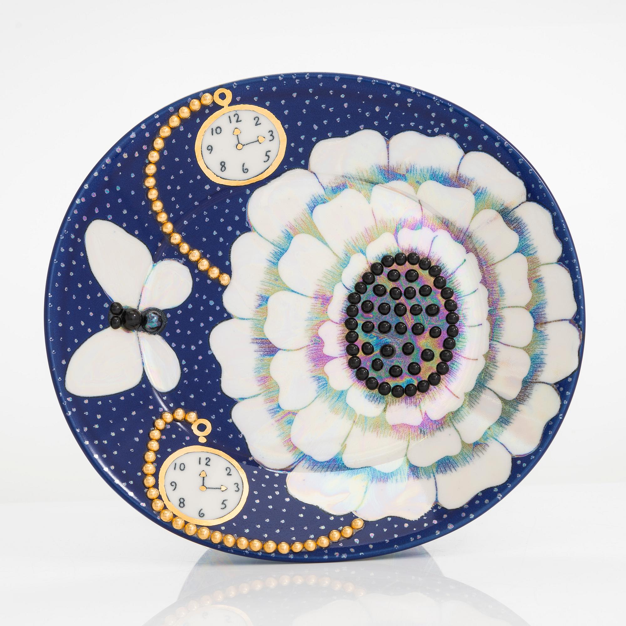 Birger Kaipiainen, fat på fot, keramik, signerat Birger Kaipiainen, Arabia Finland.