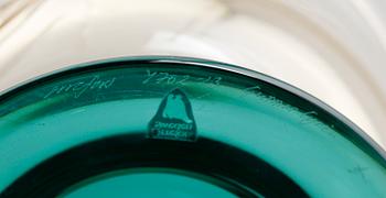 VAS, glas, Gunnar Cyrén, Orrefors, signerad.