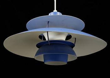 TAKLAMPA, "PH 5" design Poul Henningsen för Louis Poulsen, 1900-talets fjärde kvartal, höjd ca 25 cm.