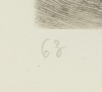 Marc Chagall, "L'ours et les deux Compagnons", from "Les fables de la Fontaine".