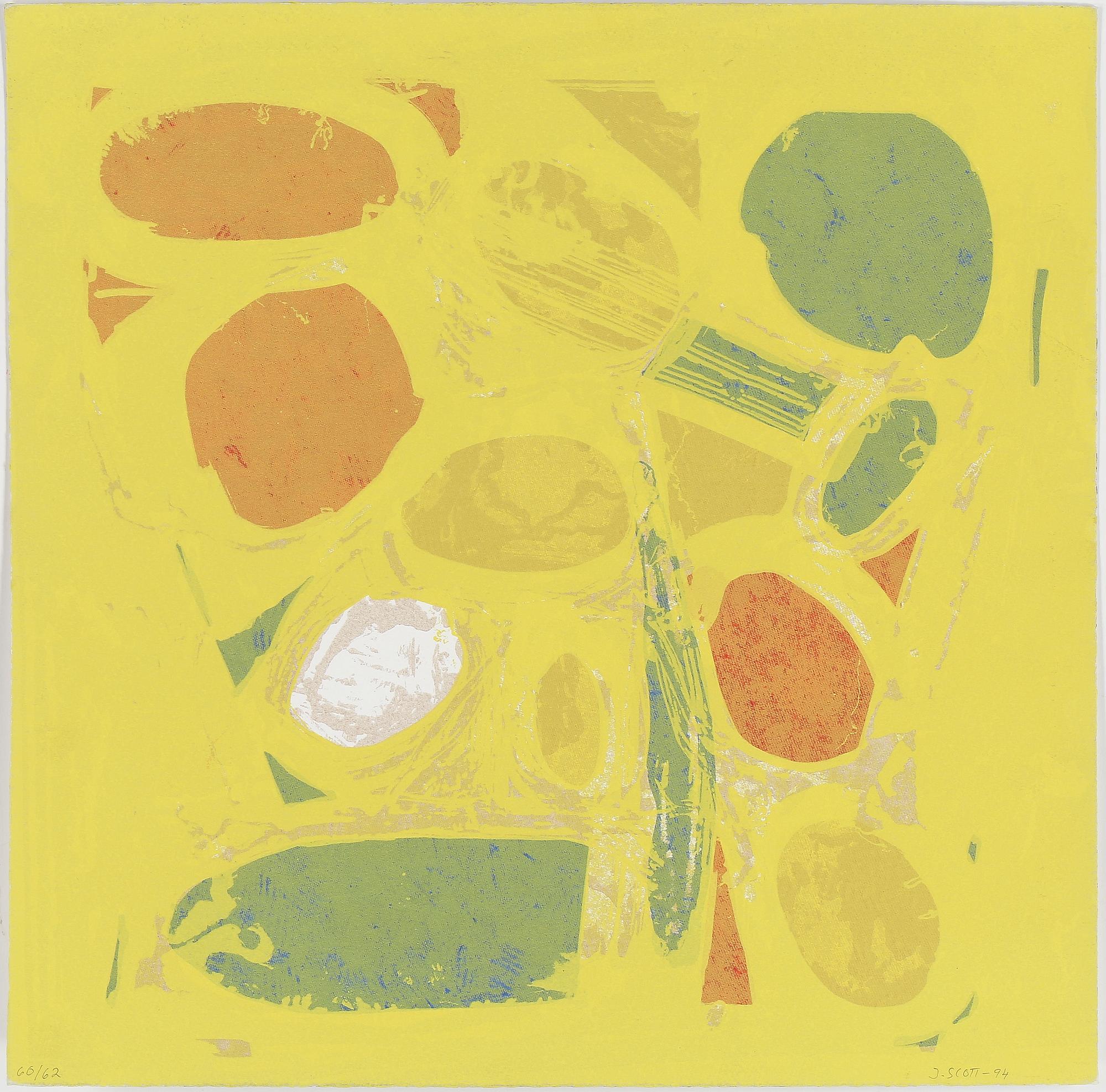 JOHAN SCOTT, färglitografi, signerad och daterad -94. Numrerad 60/62.