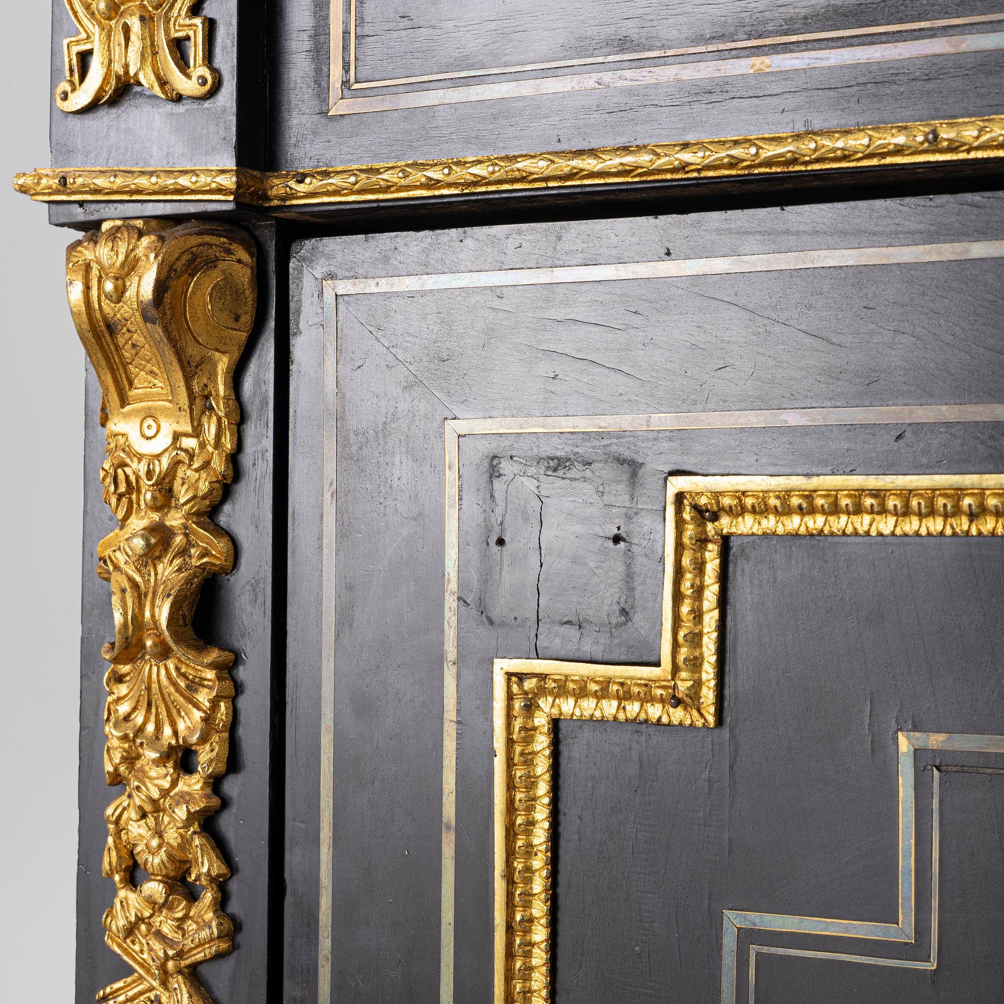 Cabinet, Boulle style, probably France, early 20th century.