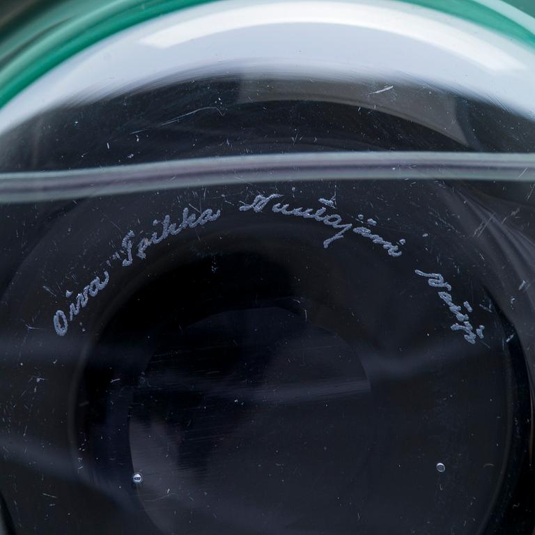 Oiva Toikka, bowl, signed Oiva Toikka, Nuutajärvi, Notsjö.