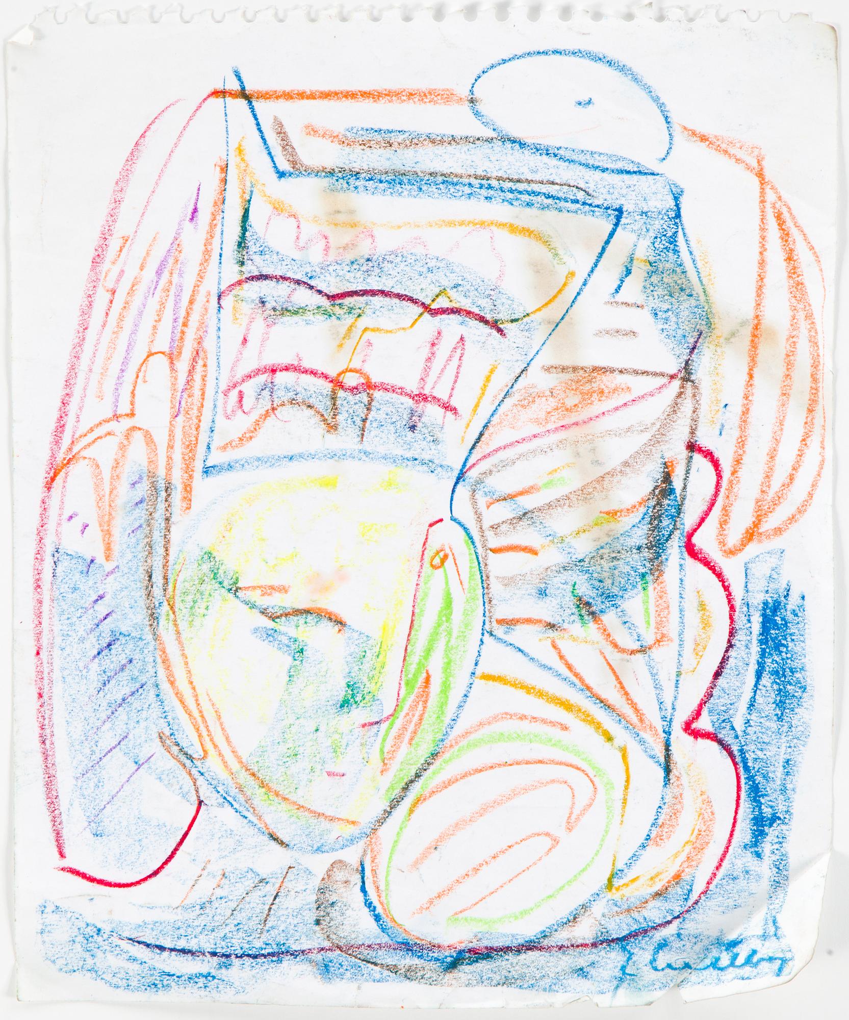 ERLAND CULLBERG, Chalk drawings, 10, signed.