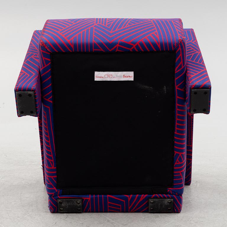 Gerrit Rietveld, a '637 Utrecht Limited Edition' easy chair, Cassina, Italy.