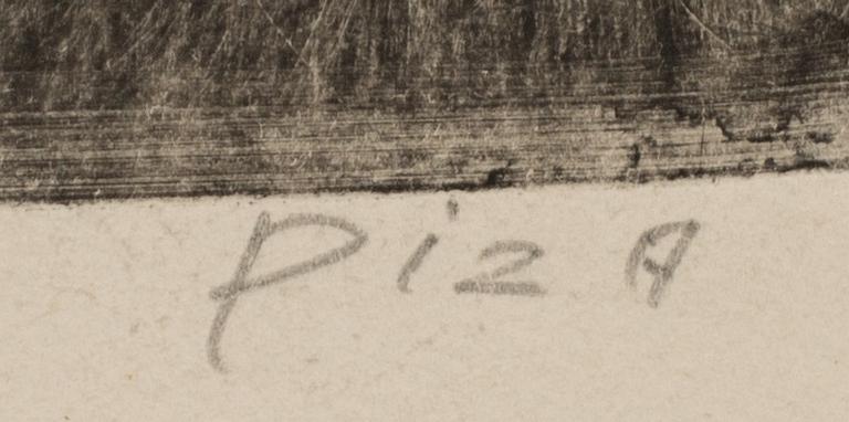 ARTHUR LUIZ PIZA, carborundum etching, signed and numbered 52/125.