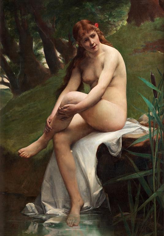 Edvard Perséus, Nude model.
