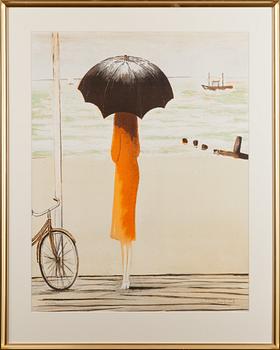 JEAN-PIERRE CASSIGNEUL, färglitografi, signerad och numrerad 127/150.