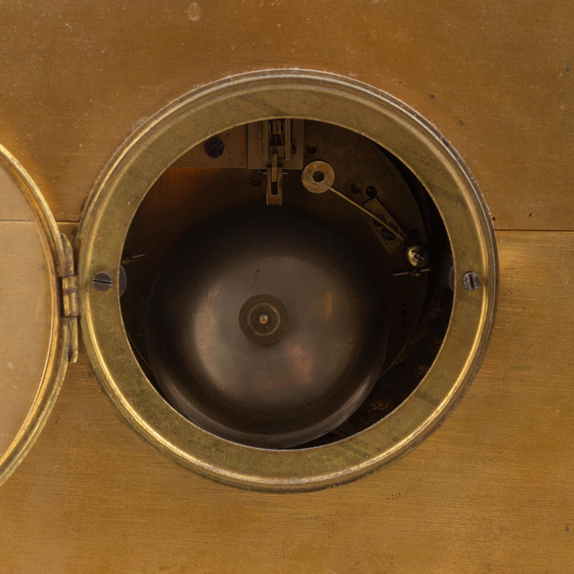 A Rococo Revival mantel clock, second half of the 19th century.