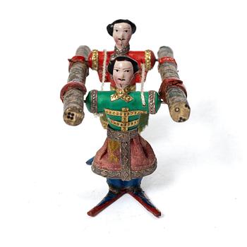 Staircase acrobats, Germany, second half of the 19th century.