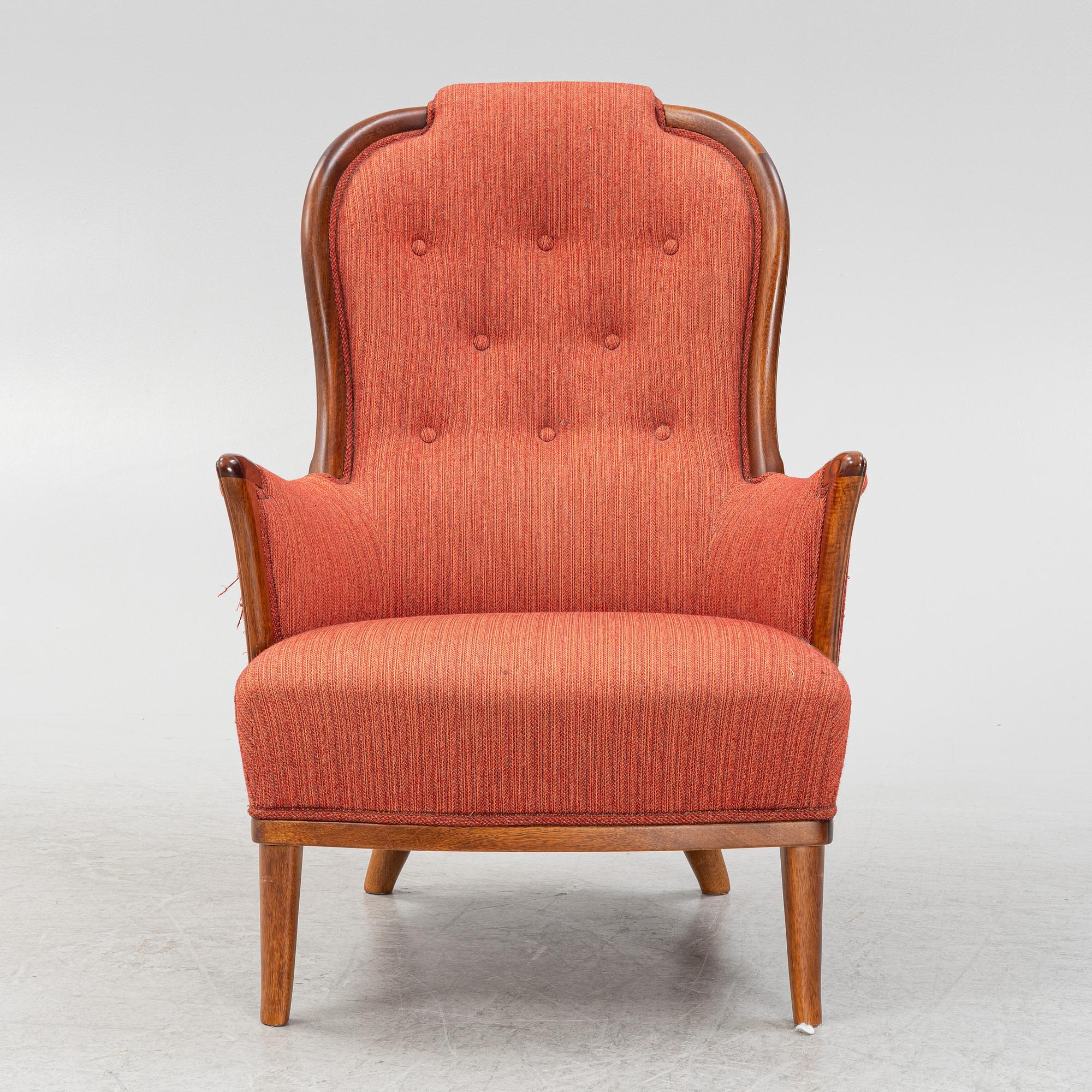 Carl Malmsten, fåtölj, ”Vår fru ”, 1900-talets andra hälft.