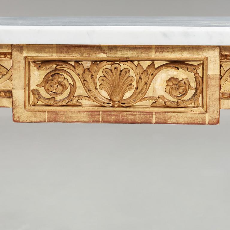 KONSOLBORD, gustavianskt stockholmsarbete, 1700-talets slut.