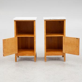 A pair of bedside tables, 1910's/20's.
