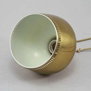 TAKLAMPA, Alvar Aalto, A330, 1900-talets andra hälft, höjd ca 20 cm.