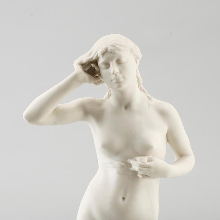 FIGUR, parian, Per Hasselberg, Gustafsberg 1909.
