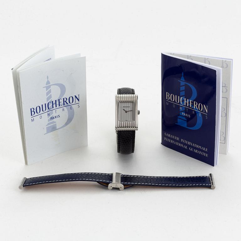 Boucheron, wristwatch, 18 x 29 mm.