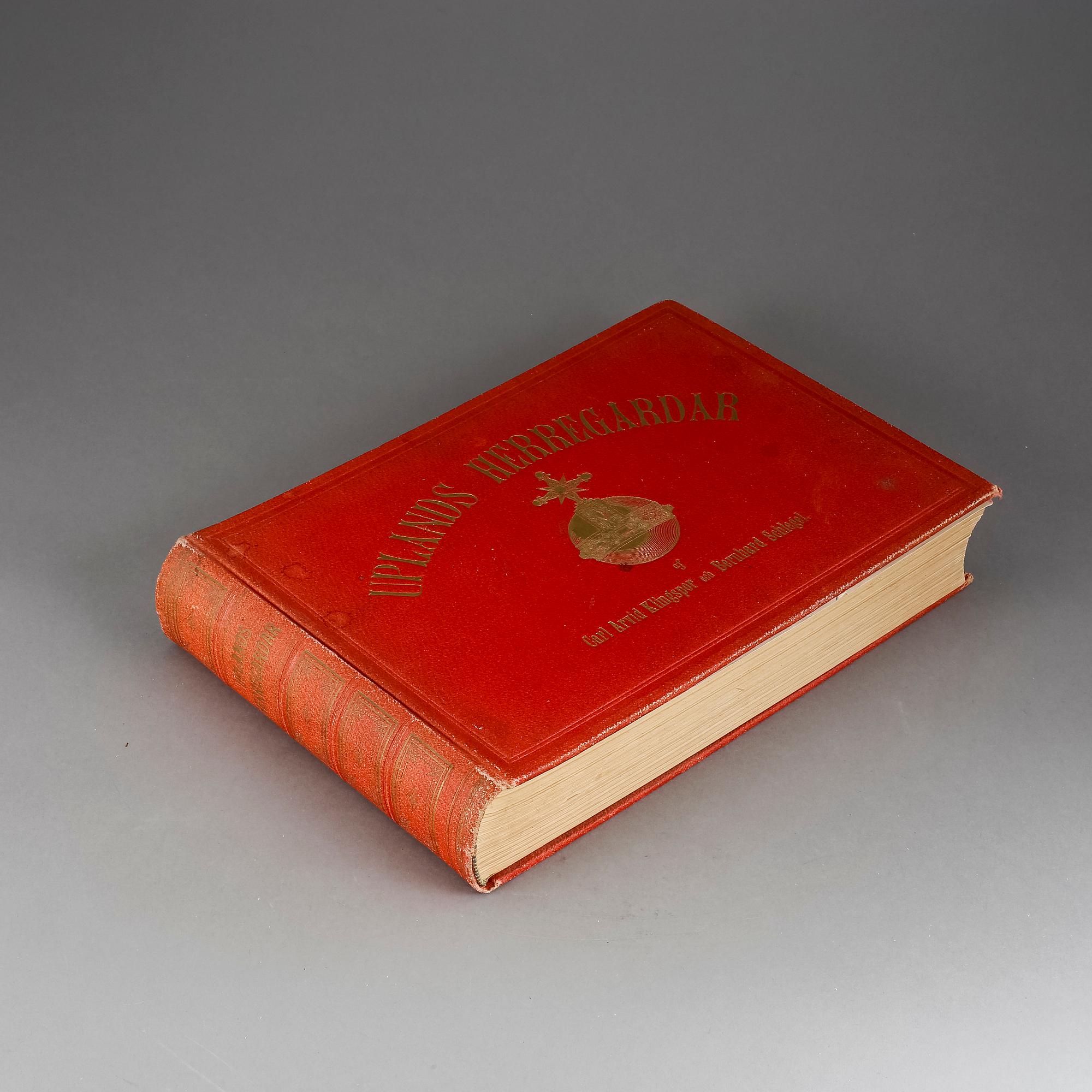 CA KLINGSPOR SAMT B SCHLEGEL, "Uplands Herregårdar", Stockholm 1881.