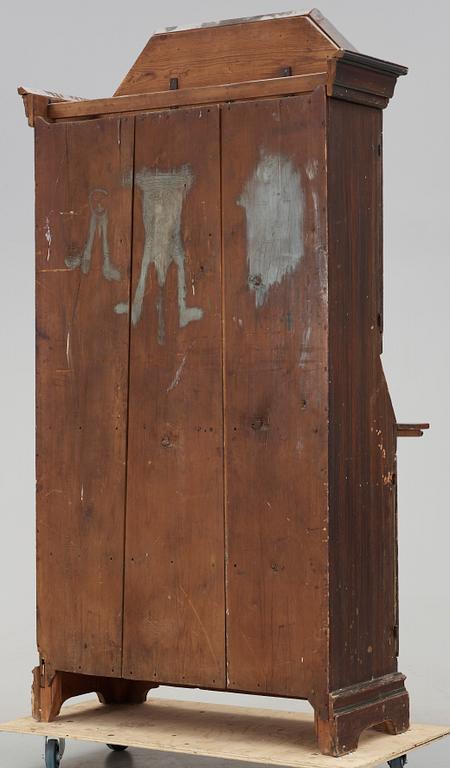 SKÅP, "kronskåp", trol Dalarna, allmoge, dat 1842.
