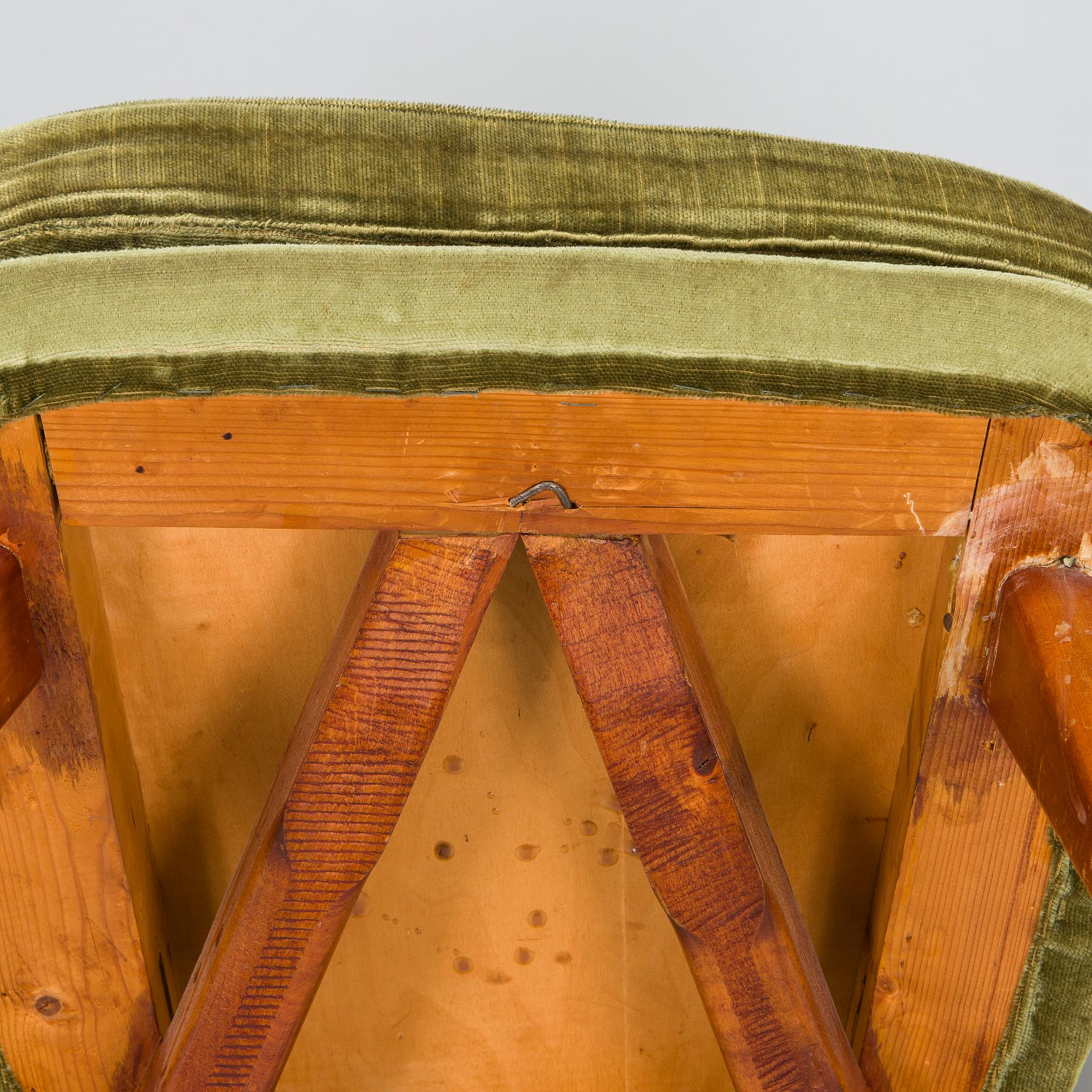 Carl Gustaf Hiort af Ornäs, fåtölj, "Pedro", för Hiort Tuote Puunveisto Oy - Träsnideri Ab, 1950-tal.