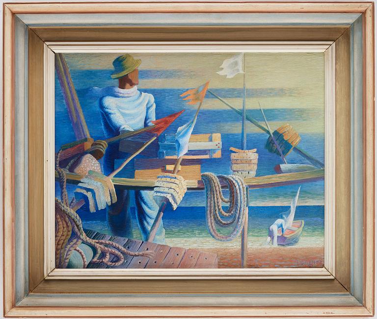 Waldemar Lorentzon, "Fisherman" (Laxfiskare).