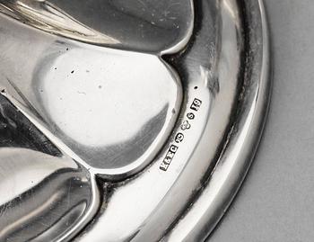 LJUSSTAKAR, 2 par, silver, Sverige, 1959.